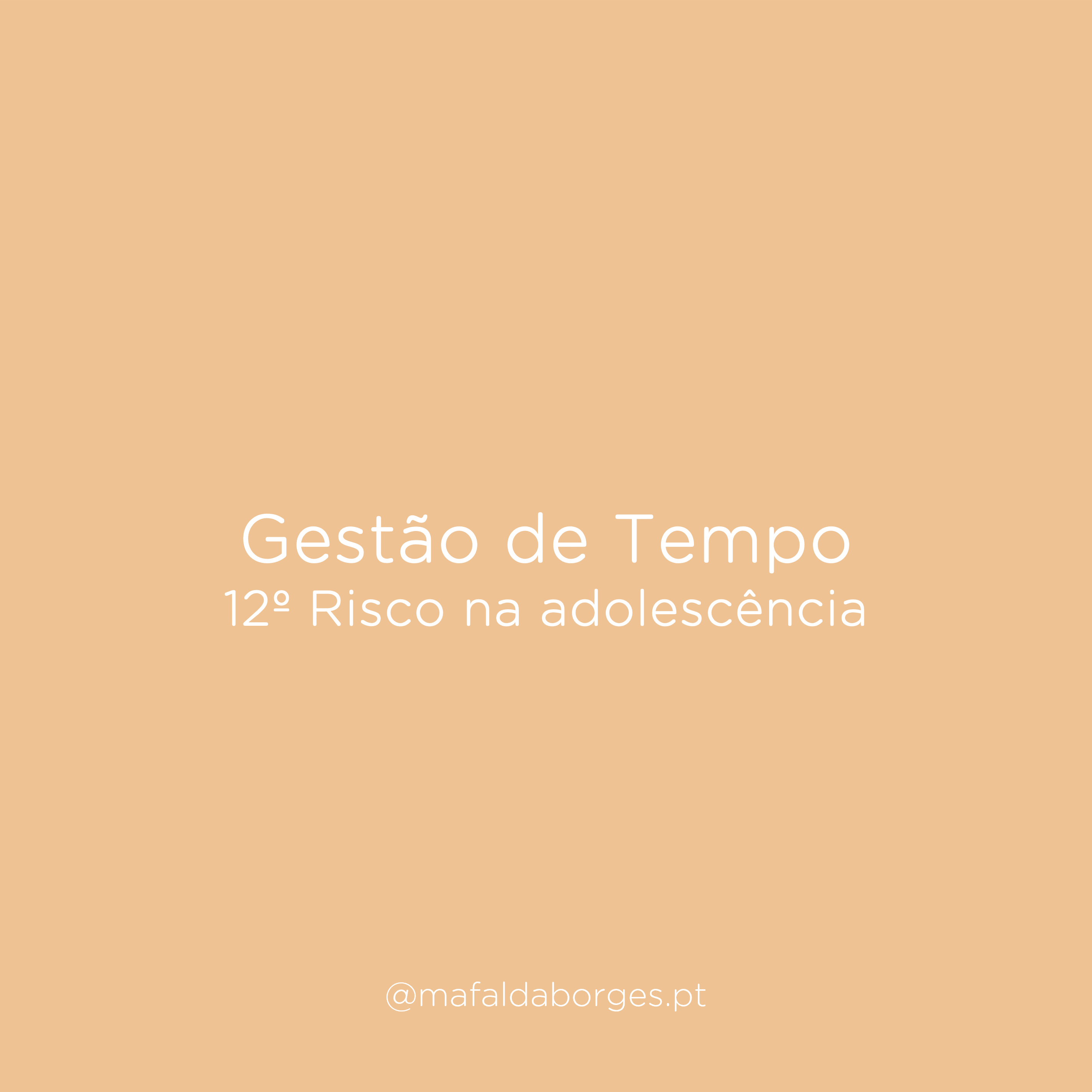 Gestão de Tempo